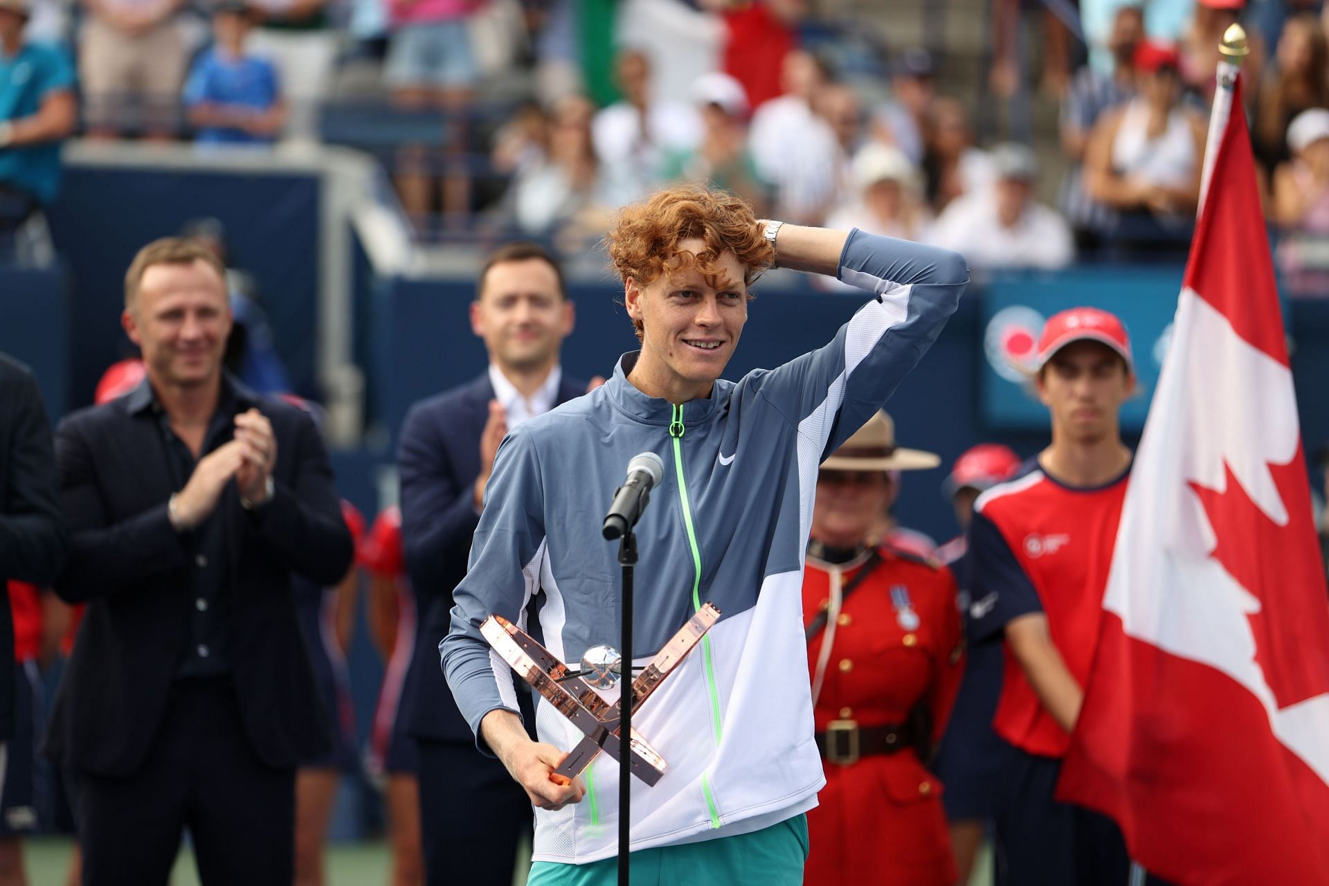 Jannik Sinner pictured at the 2023 Canadian Open - Source: Getty